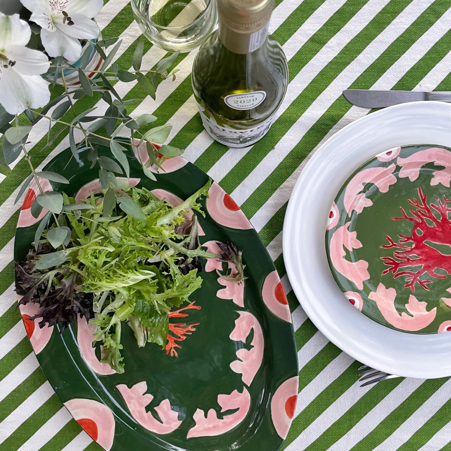 Salina Handmade Ceramic Serving Platter