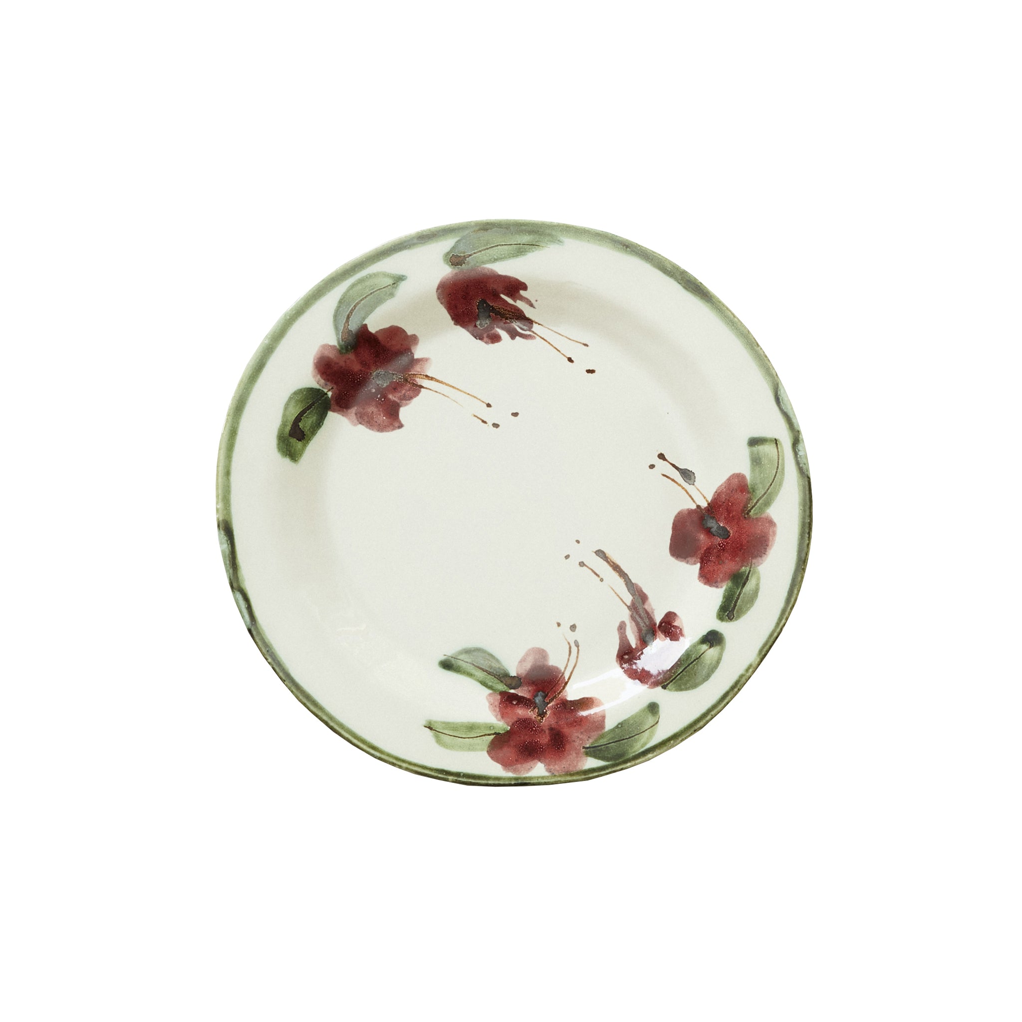 Hellebore Ceramic Dessert Plate
