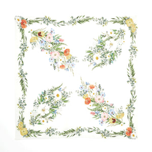 English Garden Vintage Print Linen Napkin